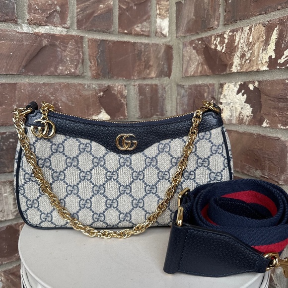 Gucci Handbags - SOLD Gucci Ophidia Charm Shoulder Bag GG Coated Canvas Small
